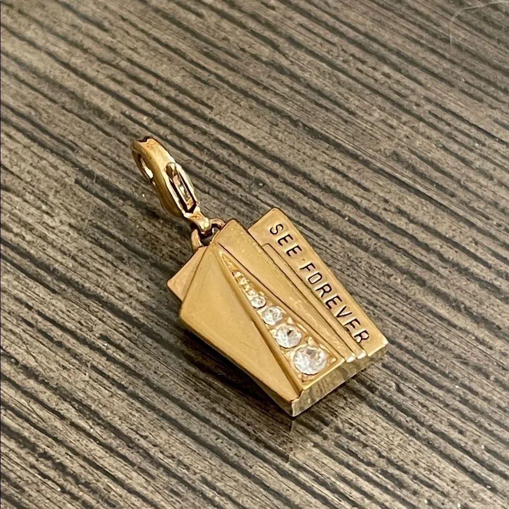 2016 “See Forever” Gold-tone Charm Pendant with Crystals